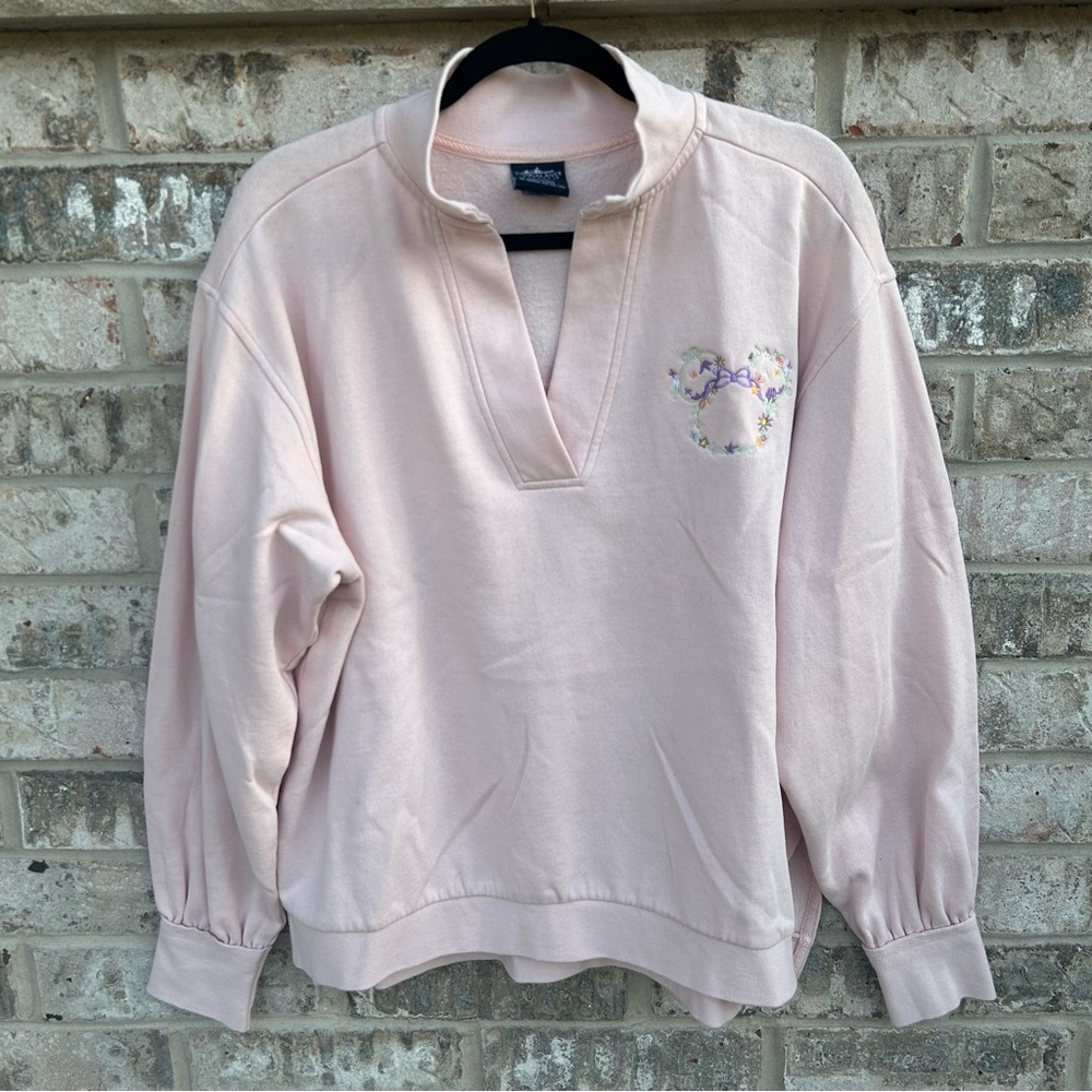 Charles River Women’s XL Light Pink Minnie Mouse Sweatshirt